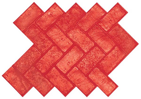 Щампа Herringbone brick